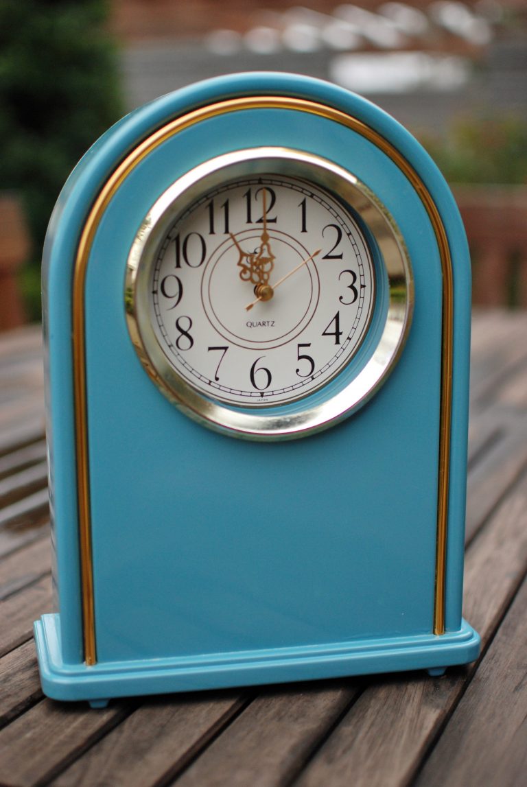 desk clock makeover