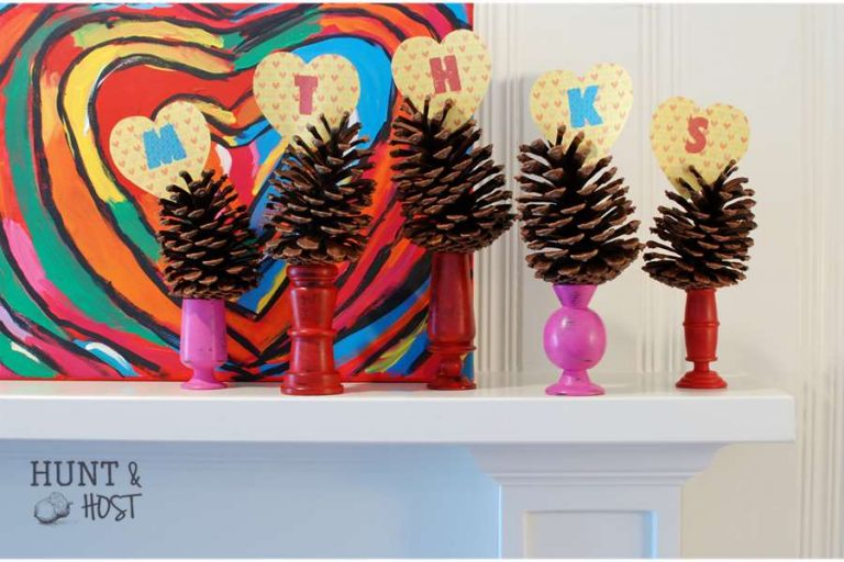 pinecone mantel