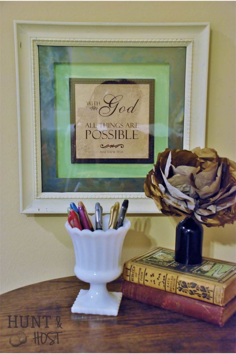 picture frame makeover