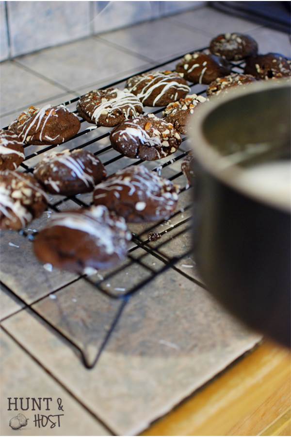 caramel filled chocolate cookies