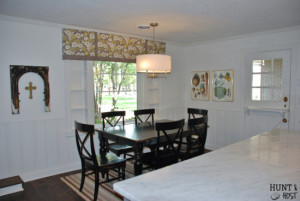 before and after home tour breakfast nook