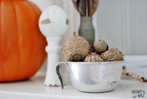 symmetrical vintage fall mantel psalm 139