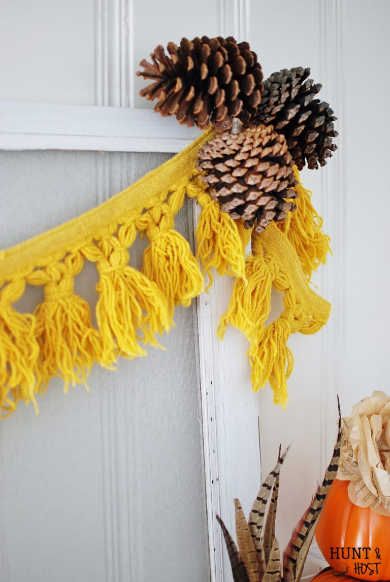 symmetrical vintage fall mantel psalm 139