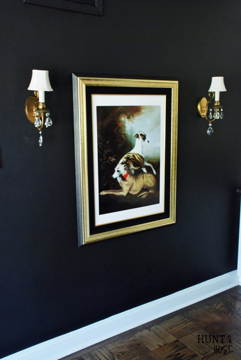 black wall Painting tips tricks shortcuts hunt and host