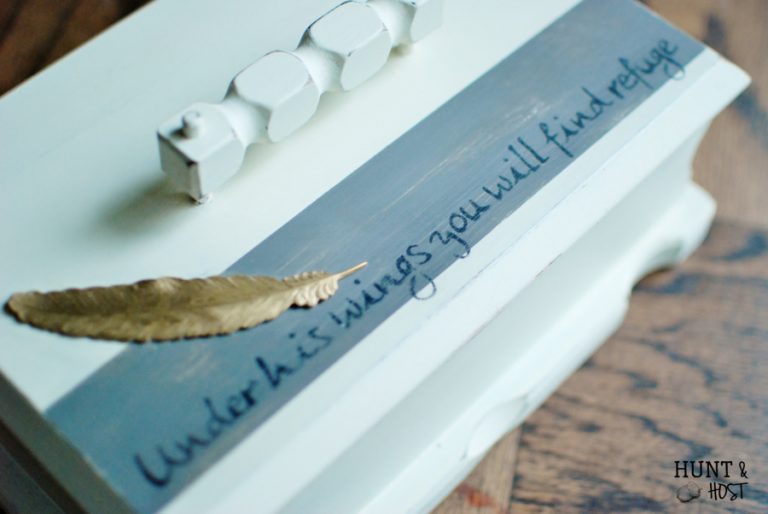 painted box with scripture huntandhost.net1
