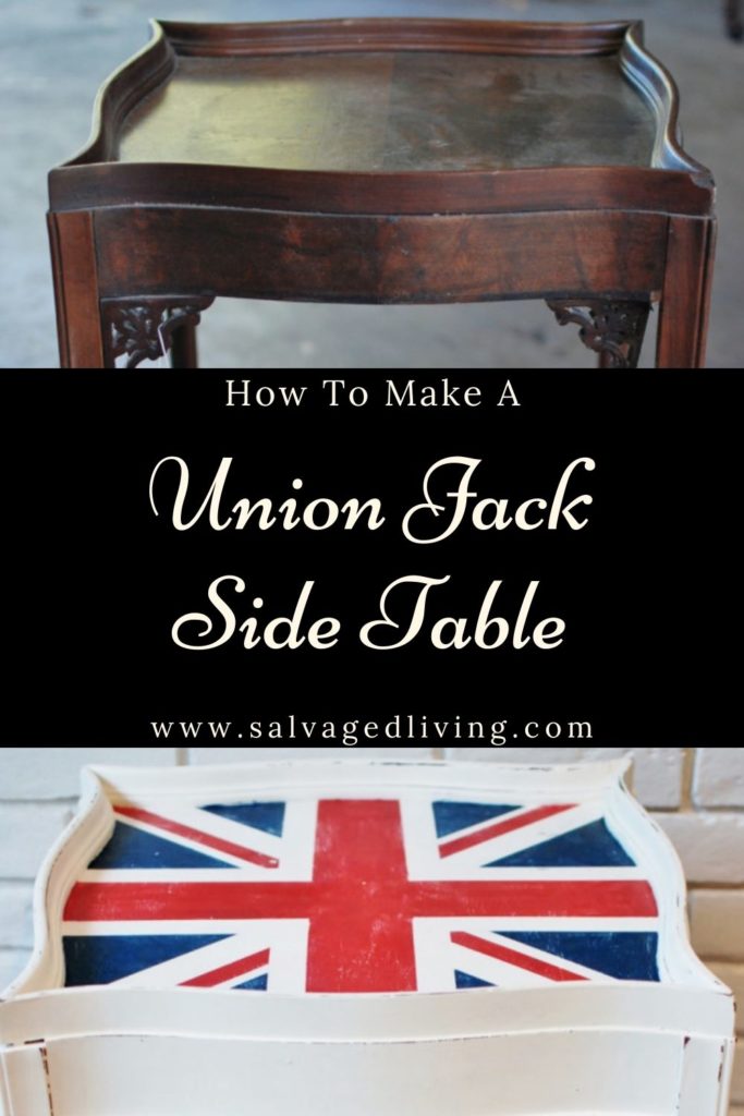 Union Jack Table Makeover