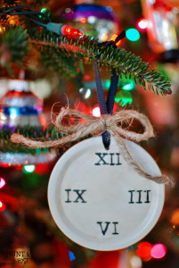 artistic advent ann voskamp clock face ornament huntandhost.net