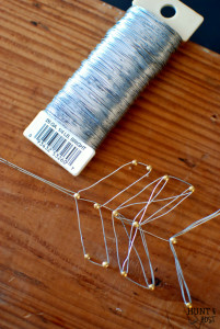 Artistic Advent, a mixed metal arrow inspired by Ann Voskamp's book The Greatest Gift
