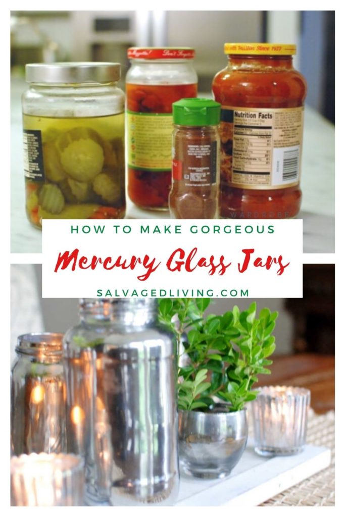 Mercury Glass Jars