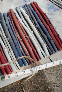 Patriotic Twig Vase: A fun summer project made from the junk in your yard. www.huntandhost.net