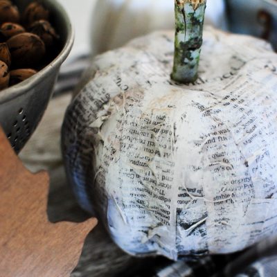 Black & White Pumpkin DIY