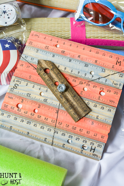 What a fun DIY from the dollar store, you have to see how she made wooden rulers into a solution for the kids fighting! And it's not a spanker ruler, lol!