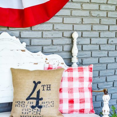 Paint Your Own Buffalo Check Pillows