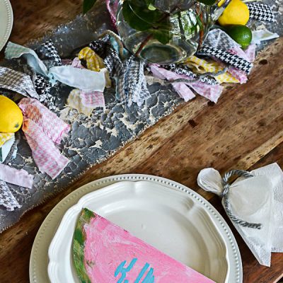 Lemon & Watermelon Summer Tablescape