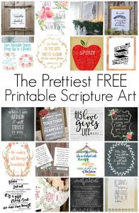 These free printable scripture art pieces will help you decorate with bible verses quick and easy, they also make the perfect affordable and thoughtful gift!