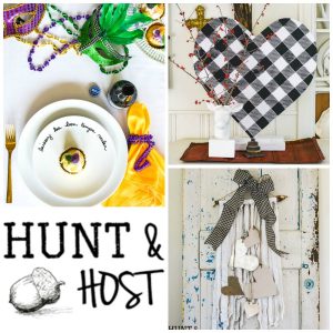 Valentine's Day decor, Mardi Gras Ideas and easy winter recipes.