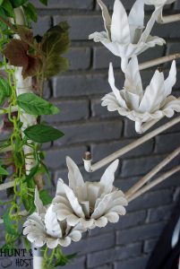 Cute DIY ideas to upcycle old wood cutting boards into decor. This one uses old wedding candelabras for home decor!