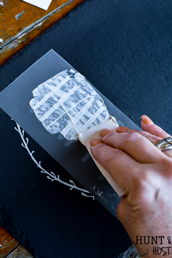 Everything you need to know about chalkart. Have you seen all the cool projects you can create with A Maker's Studio and Chalk Couture? I will show you the step by step on how to create with chalk stencils, how to care for your mesh stencils and great chalk art project ideas! #chalkart #stencil #meshstencil #chlkstencilDIY #makerboss #amakersstudio