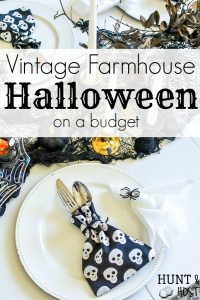 A gorgeous vintage farmhouse Halloween can be achieved with even the tightest budget. See this finance friendly ideas to get your home decorated for Halloween with a trendy farmhouse style mixed with vintage age and patina. The 99 Cent Only Store is your all in one spot for the perfect Halloween decorating supplies. #dothe99 #99obsessed #vintageHalloween #budgetHalloweendecor #halloweentable #halloweendecoratingideas #halloweenmantel