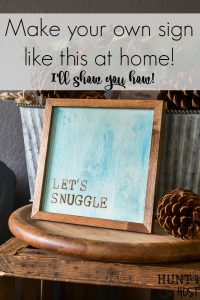 Make your own simple wood sign at home. I'll show you how with a simple heat tool and hot stamps you can create your own meaningful sign in minutes. #woodburning #simplesign #heattool #walnuthollow