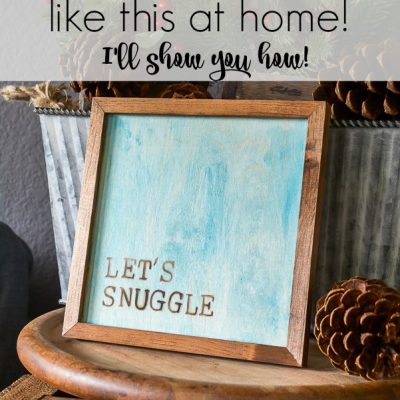 Simple DIY Wood Sign