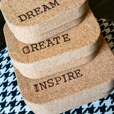 How to Heat Stamp Cork
