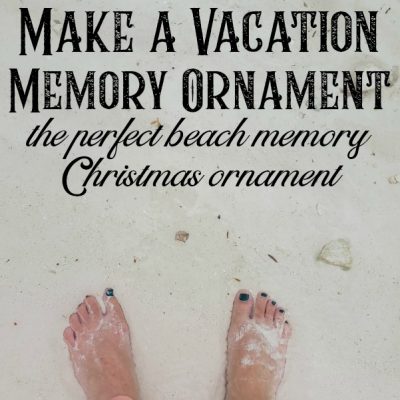 Vacation Memory Christmas Ornament