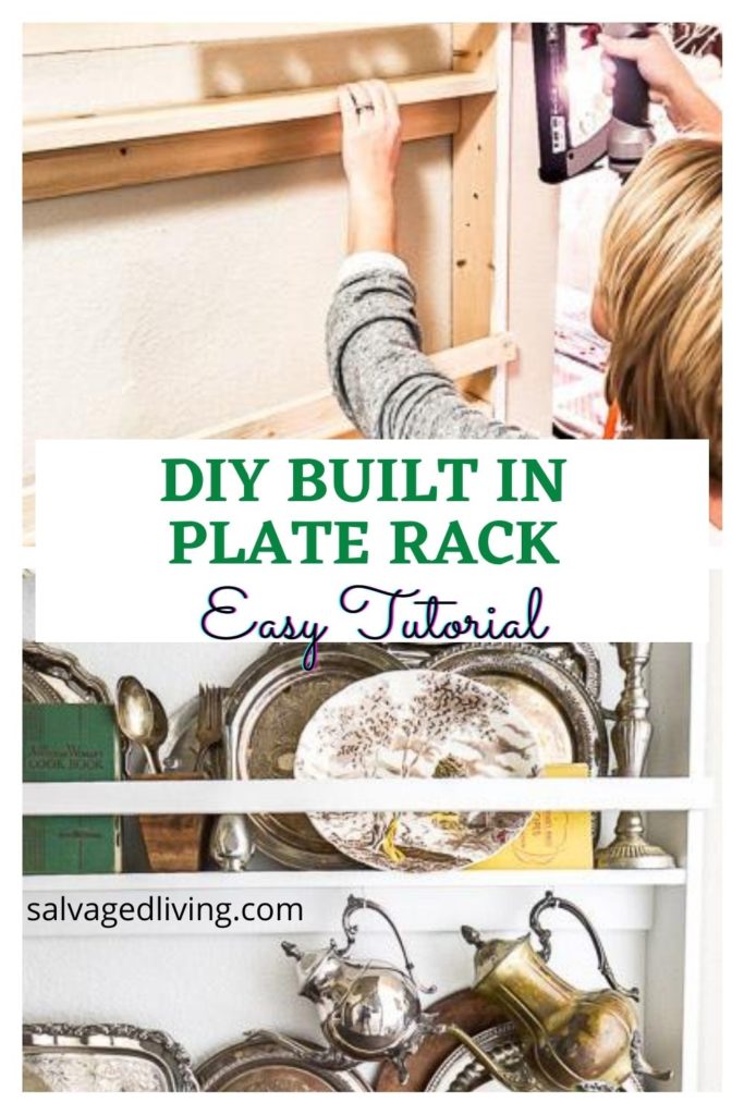 diy plate rack