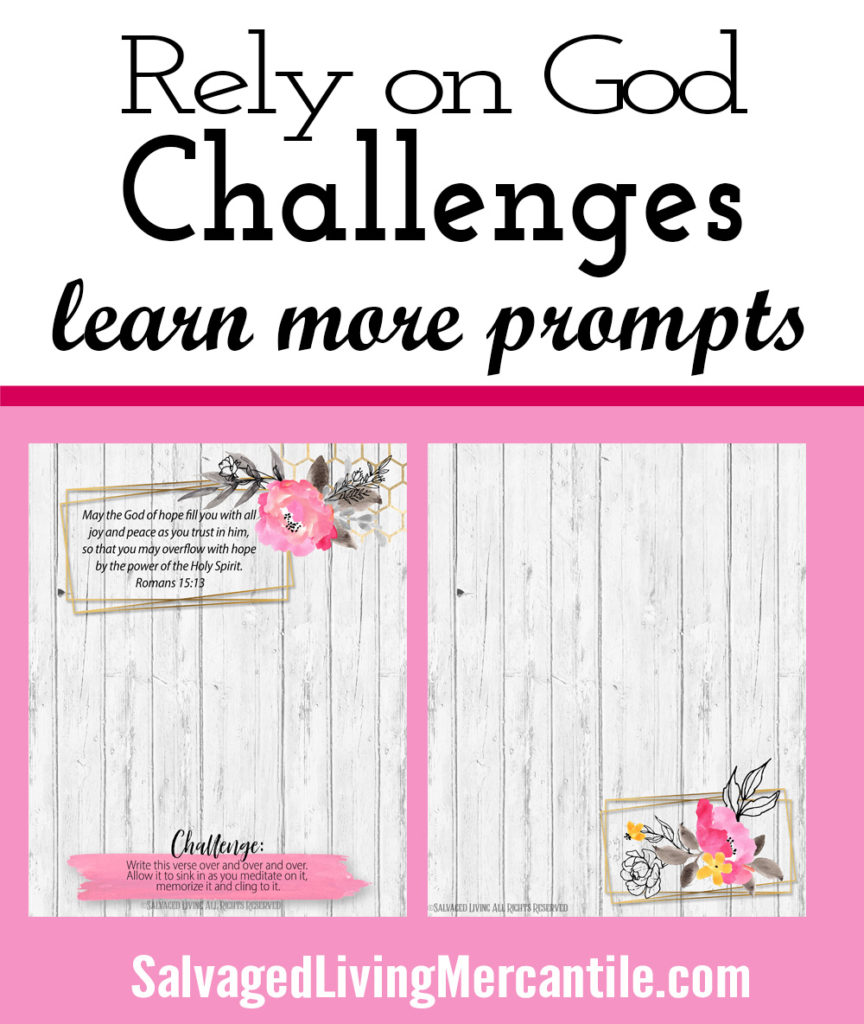 Looking for scripture to help you when you are struggling? This Rely on God workbook journal is perfect to get you digging into the Word of God. With 32 scripture verses to pray on you will feel freedom and joy as you learn to lean on the Lord. Challenge pages, dig deeper, color sheets, bookmarks, note cards, word searches, journal prompts and more await you in this self guided study on Relying on God. #biblestudy #devotionsforwomen #christiandevotional #christianjournal