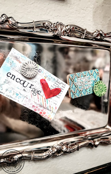 These DIY magnets are easy to make for adults for your home office or craft room organization that is cute! #craftroom #cuteorganization #DIYcraft