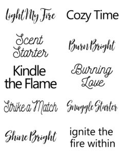 DIY Match box matches in a jar project to make a beautiful way to display matches in your home next to your favorite candle or fireplace. This match box decor tutorial comes with a free printable download for you to make your own decorative match holder! #matchsayings #giftideas #longmatches