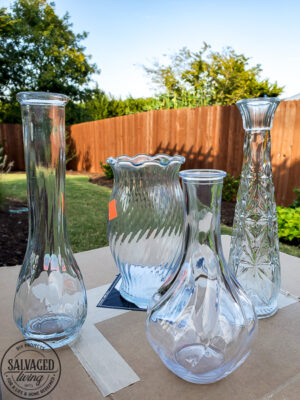 Thrift Store Glass Vase Makeover - Kim Pepper Blog