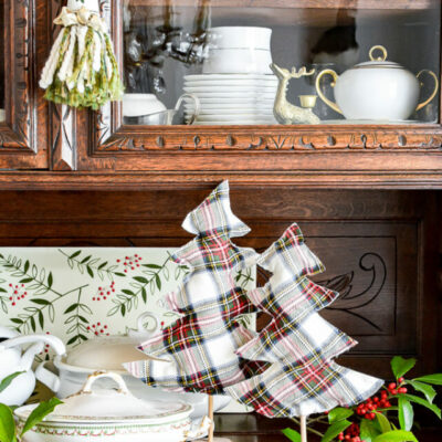 How to make a Stuffed Fabric Christmas Tree