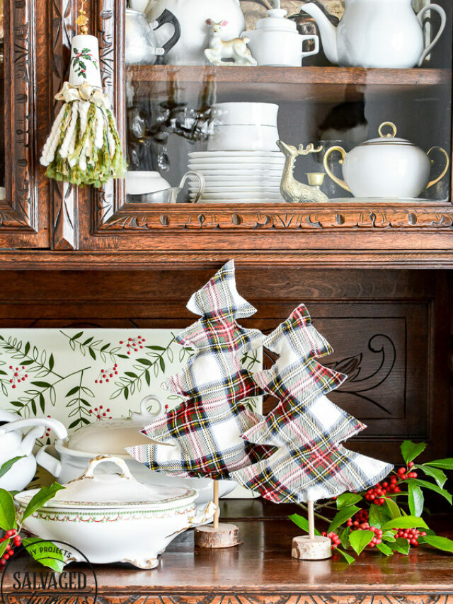 How to make a Stuffed Fabric Christmas Tree