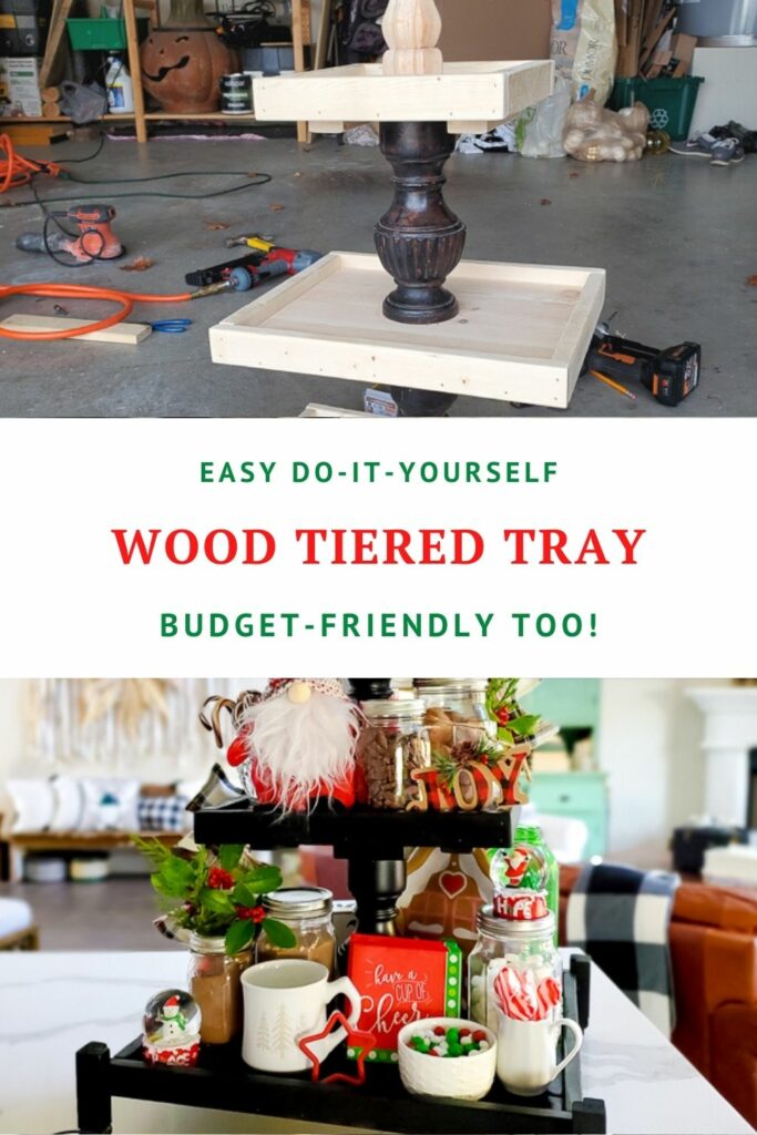 DIY Tiered Tray From Wood