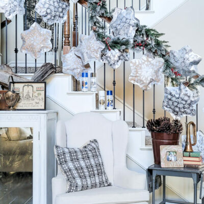 How to make Giant Snowflake Decor