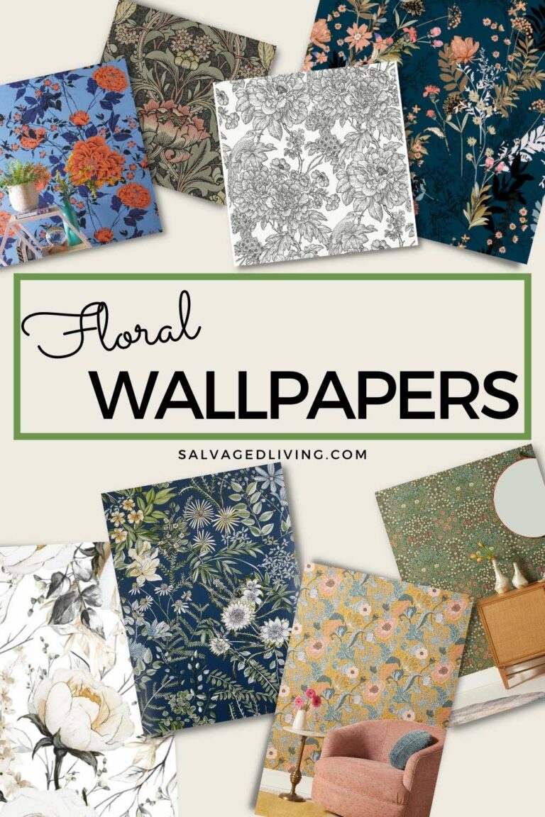 LARGE-SCALE FLORAL WALLPAPER ROUNDUP