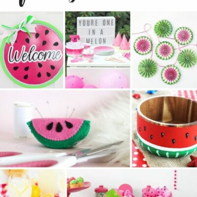 DIY Watermelon Decor For Summer