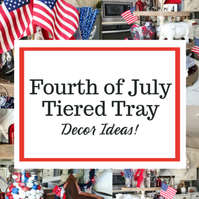 Fourth of July Tiered Tray Decor Ideas