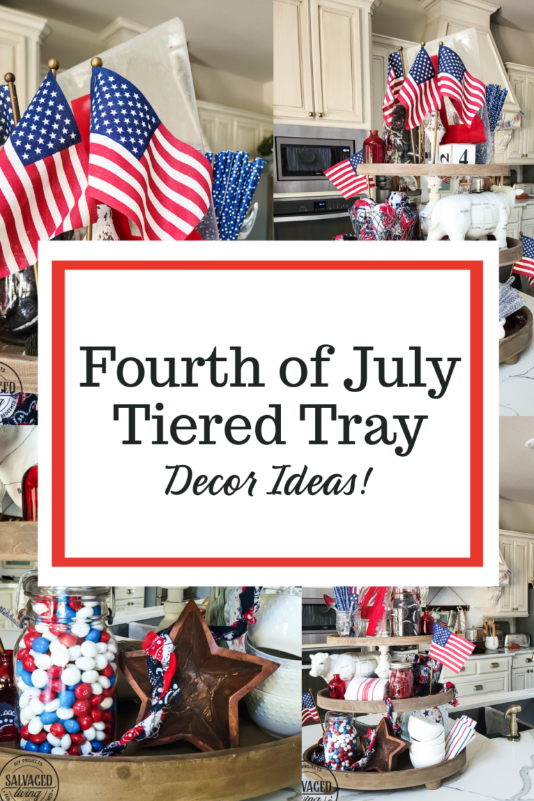 Fourth of July Tiered Tray Decor Ideas