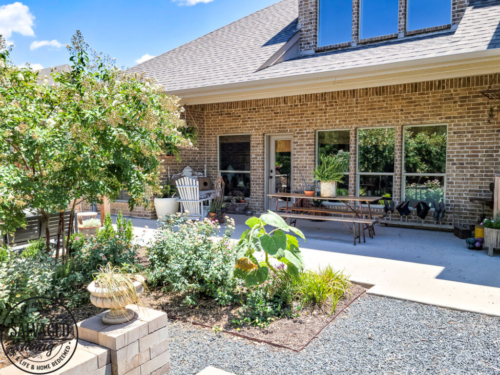 Back patio