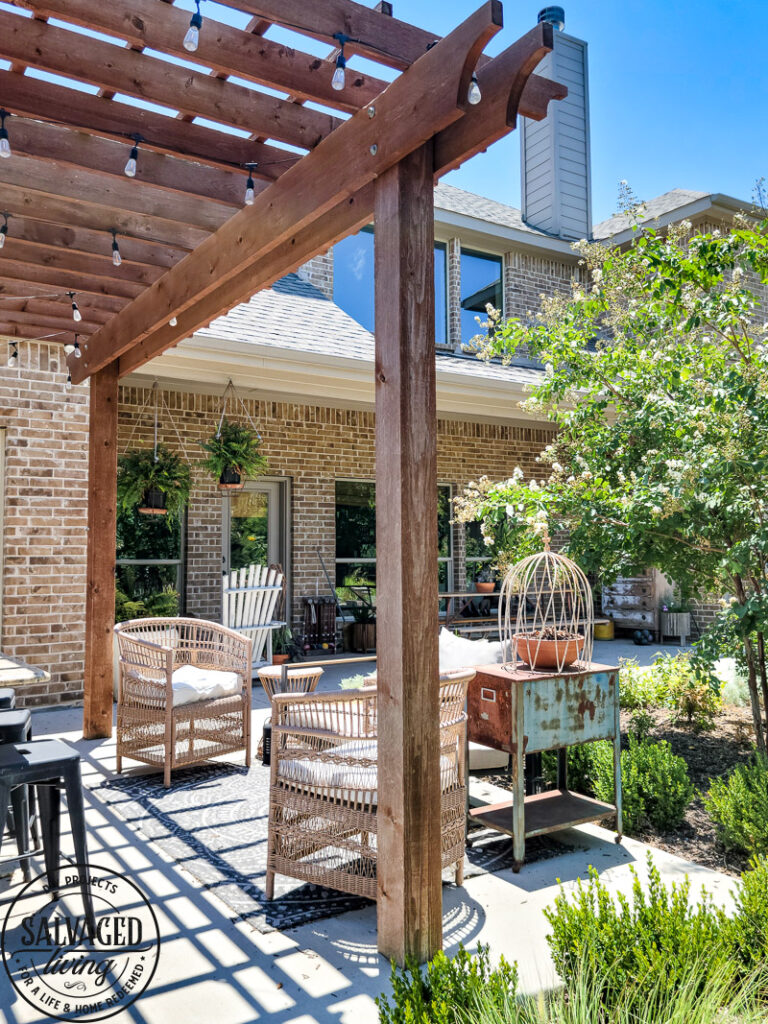 Backyard seating