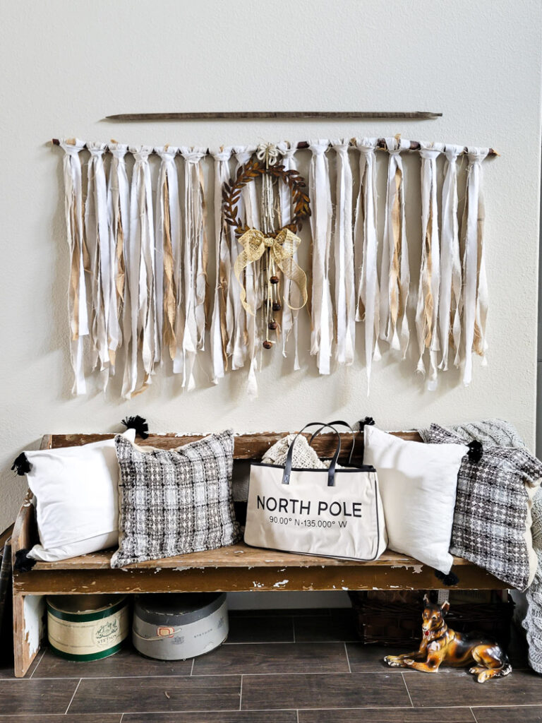 Learn how to rust wood or rust any surface with this amazing product and technique. Rust new things like wood and dollar store bells for gorgeous decor that feels old and vintage. You can make new things old with rust! #DIYdecor #rustychippy #rustfinish #painting technique #paintideas