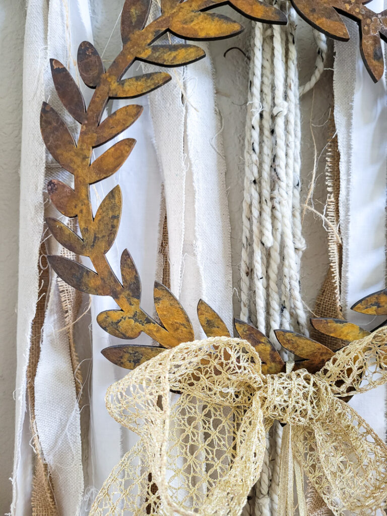 Learn how to rust wood or rust any surface with this amazing product and technique. Rust new things like wood and dollar store bells for gorgeous decor that feels old and vintage. You can make new things old with rust! #DIYdecor #rustychippy #rustfinish #painting technique #paintideas