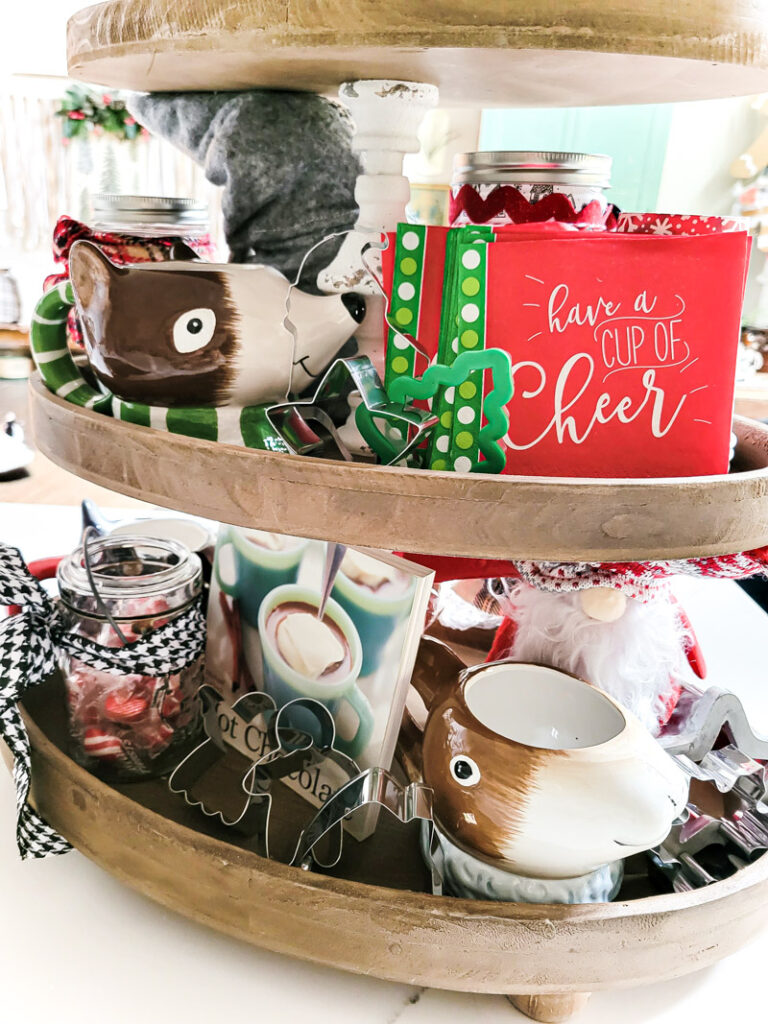 DIY cardboard gingerbread mantel ideas for your budget friendly Christmas decor. Paper crafting for Christmas is easy, gingerbread men and candy canes make this home full of child like joy for the holiday season! #gingerbreadcraft #papercraft #cardboardcraft