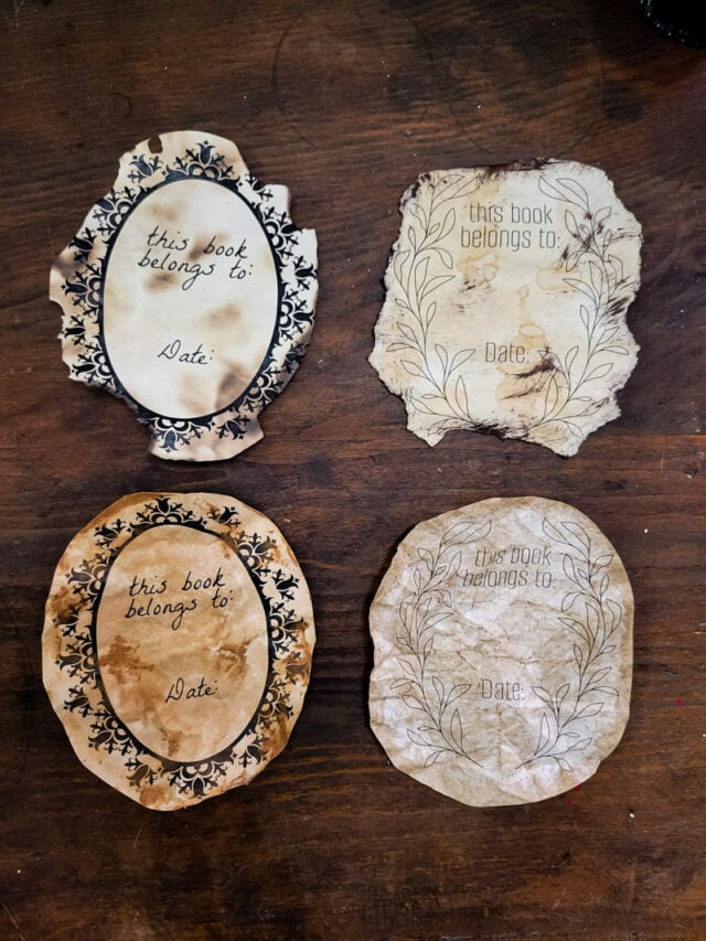 Ways to Age Paper!