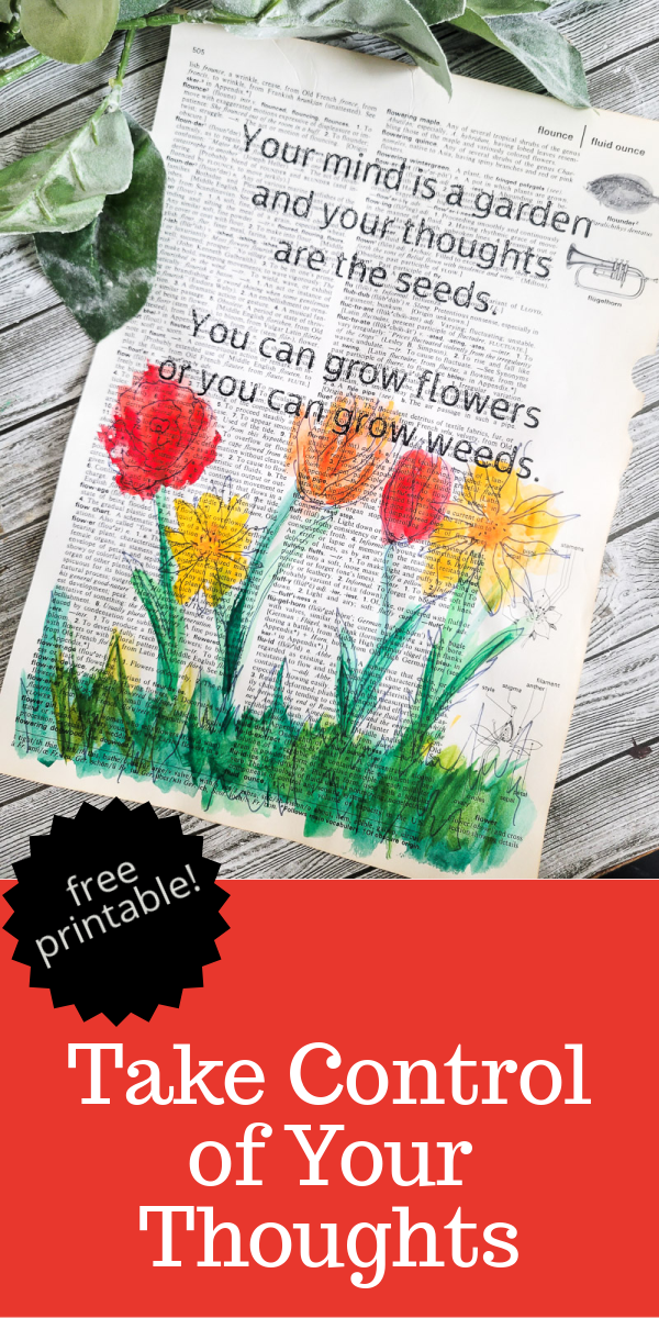 Free Print – Your Mind Is A Garden