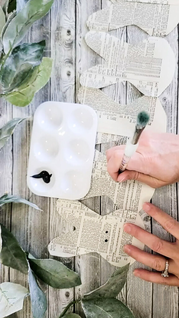Check out how easy it is to make this stunningly sweet decor for Easter... from only paper!!!! #papercraft #paperdiy #garland #bunnies