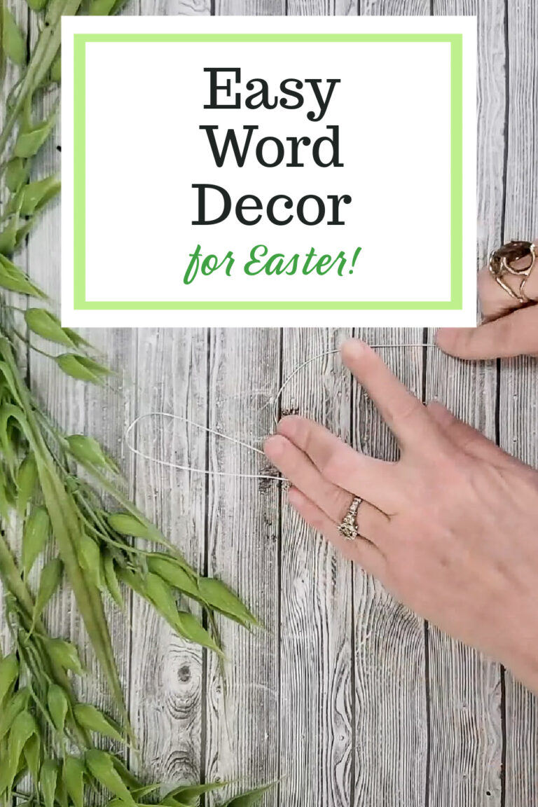 Word Decor for Easter