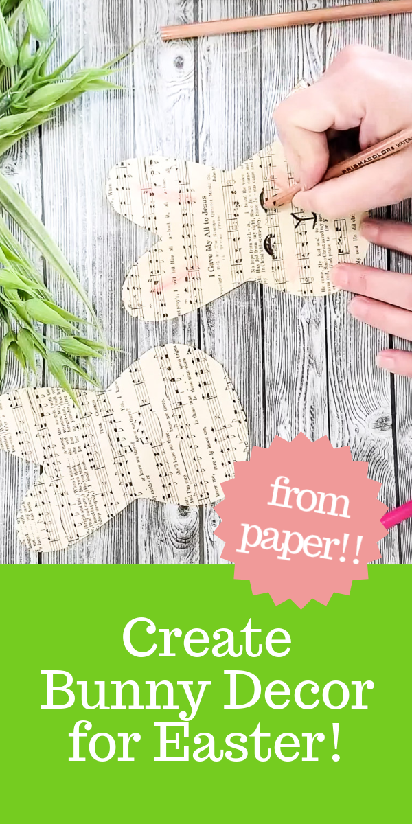 Create Bunny Decor for Easter from Paper